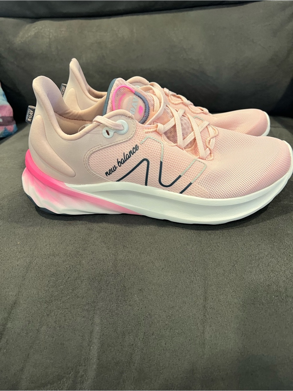 New Balance Women’s Pink Mesh Athletic Sneakers